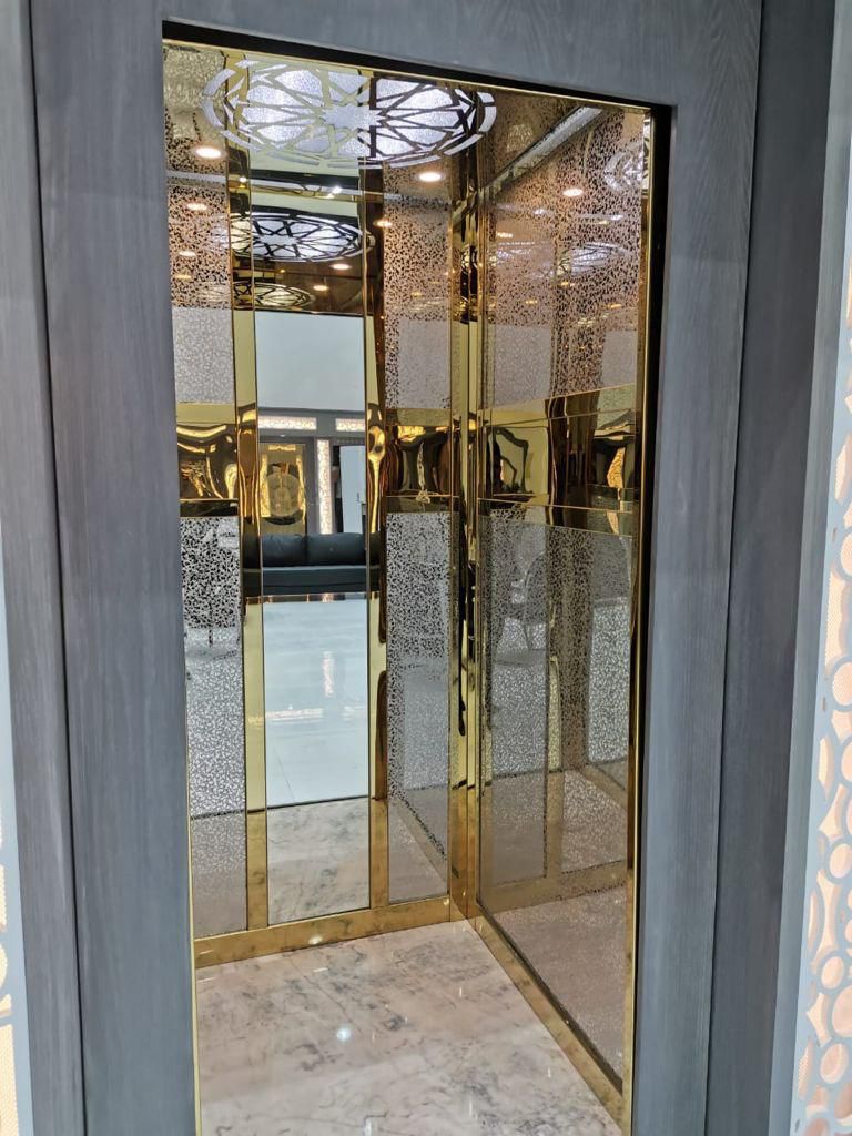 صورة تنفيذ مصعد من أعمال المؤسسة